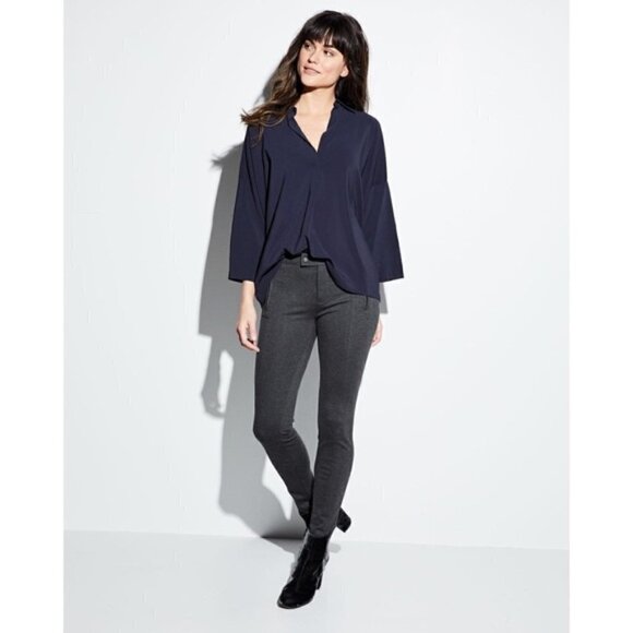 Vince Skinny Ponte Stretch Ski Pant Charcoal Gray - Picture 1 of 7